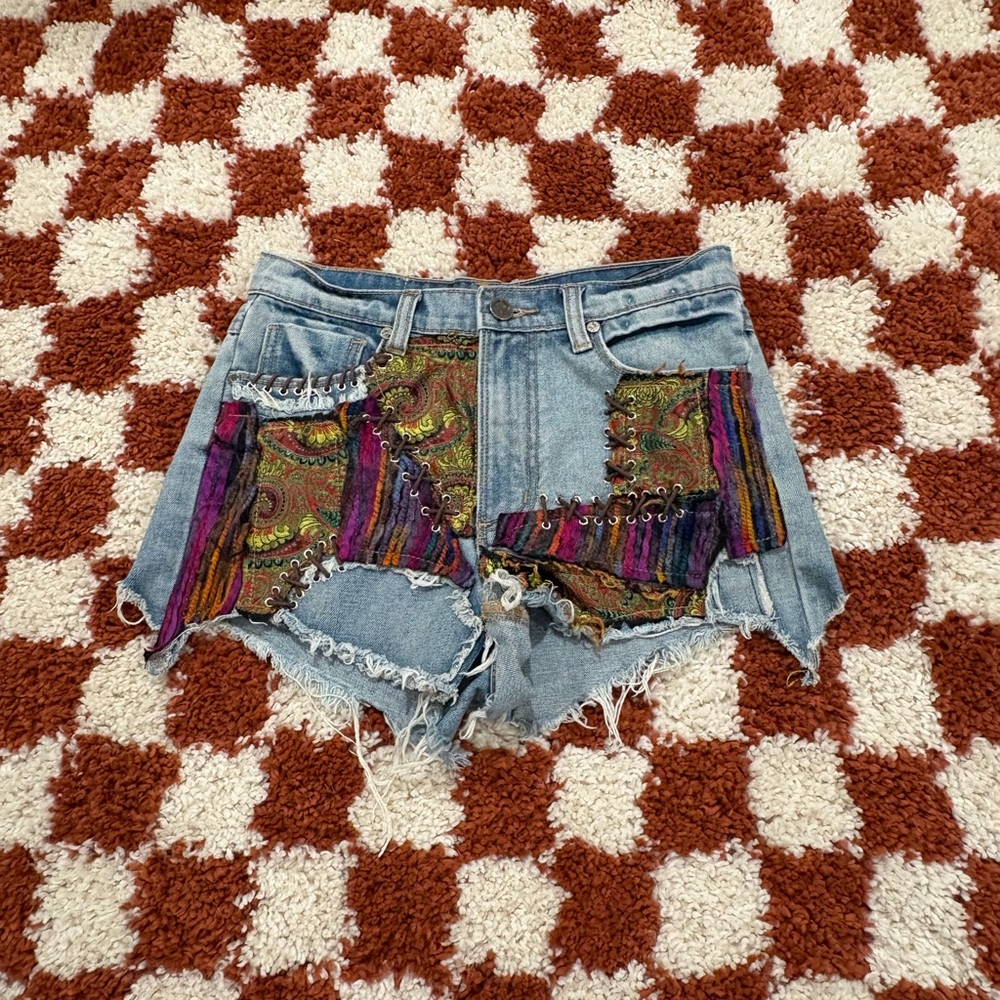UNIF Patchwork Shorts